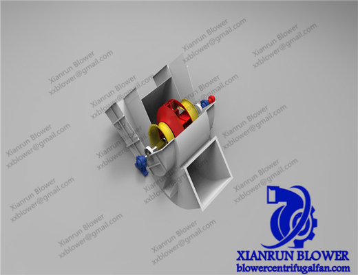 Ventilator van de roestvrij staal de Centrifugaalventilator die achteruit voor Industriële Boiler wordt gebogen