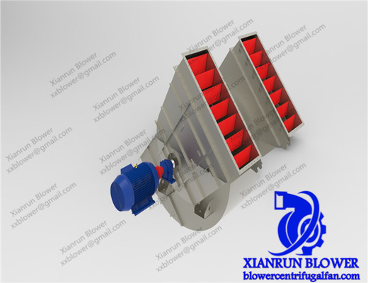 De veroorzaakte Centrifugaalventilator 960-2900rpm van de Ontwerpdubbele toegang voor Industriële Boiler