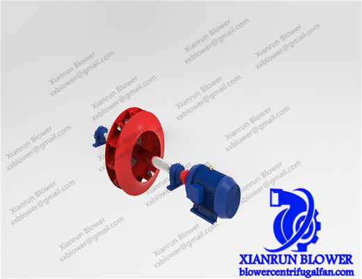 De veroorzaakte Centrifugaalventilator 960-2900rpm van de Ontwerpdubbele toegang voor Industriële Boiler