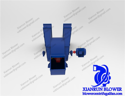 Centrifugaalventilator 380mm3200mm van de hoge drukdubbele toegang Drijvende krachtdiameter