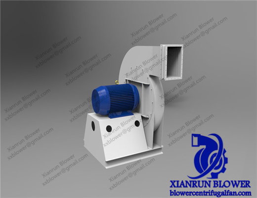 Hoge druk Centrifugaal Achterwaartse Gebogen Ventilator 350KW voor Verbrandingssteun