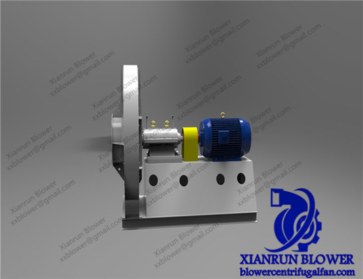 Q235 Hoge druk Centrifugaalventilator 350KW voor Boilerindustrie