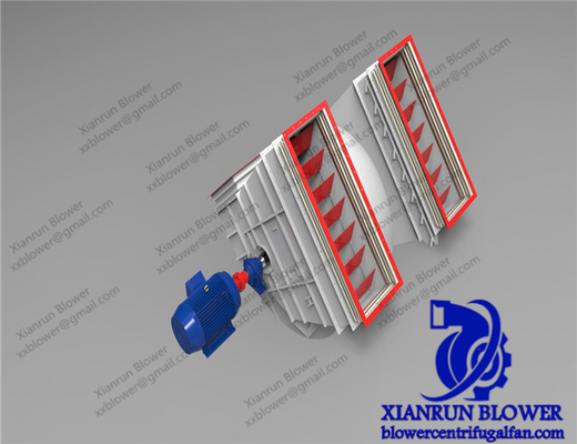Aanpassing van industriële ventilator voor tekening Verwerking en prestaties Centrifugal Blower ventilator met bijgelegde tekeningen