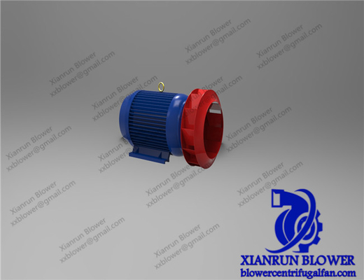 De achterwaartse Gebogen Ventilator 760rpm-2900rpm van de Hoge druklucht 1 Jaargarantie