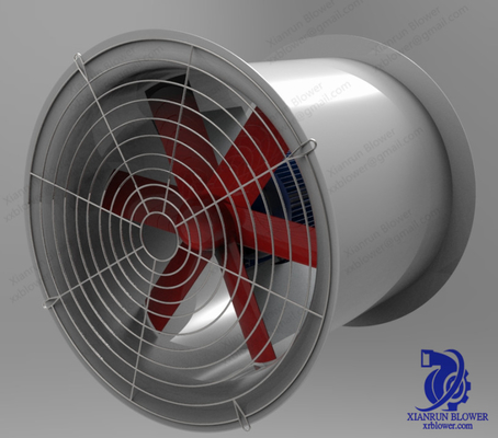 Van de Ventilators Industriële Bifurcated van de koelsystemen de Asuitlaat Asventilator Met geringe geluidssterkte