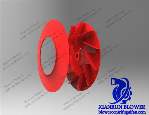 Anticorrosief van de Ventilatortoebehoren van Q345 Centrifugaal de Drijvende kracht Statisch/Dynamisch Saldo
