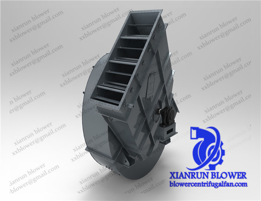 Enige van de de Ventilatorventilator van de inham Centrifugaallucht Aangepaste de Stoomelektrische centrale Kleur
