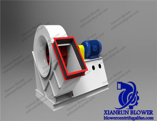 Industriële centrifugaalventilator met drukbereik 3000-25425 Pa en ISO 9001-certificering