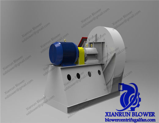 Industriële centrifugaalventilator met drukbereik 3000-25425 Pa en ISO 9001-certificering