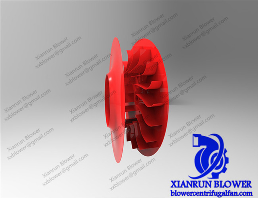 CE-gecertificeerd corrosiebestendig stuwwiel voor industriële ventilatoren Amorfe met nikkel-fosfor gecoate centrifuge ventilator accessoires