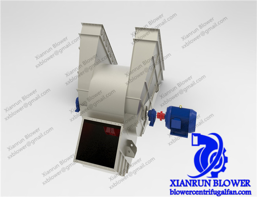 903500mm Ventilator F Modelfor cement production van de Dubbele toegang de Centrifugaalventilator