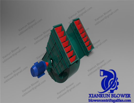 903500mm Ventilator F Modelfor cement production van de Dubbele toegang de Centrifugaalventilator