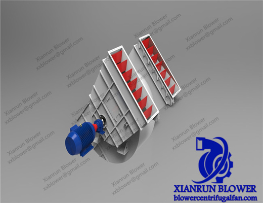 903500mm Ventilator F Modelfor cement production van de Dubbele toegang de Centrifugaalventilator