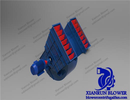 F de Modeldouble inlet centrifugal Ventilator van de Ventilator Radiale Ventilator met de Veranderlijke Motor van de Frequentieaandrijving
