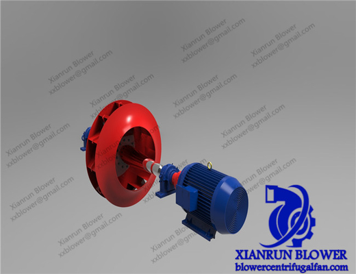 Dubbele toegang Centrifugaalventilator met geringe geluidssterkte Voorwaartse Gebogen 5KW-350KW